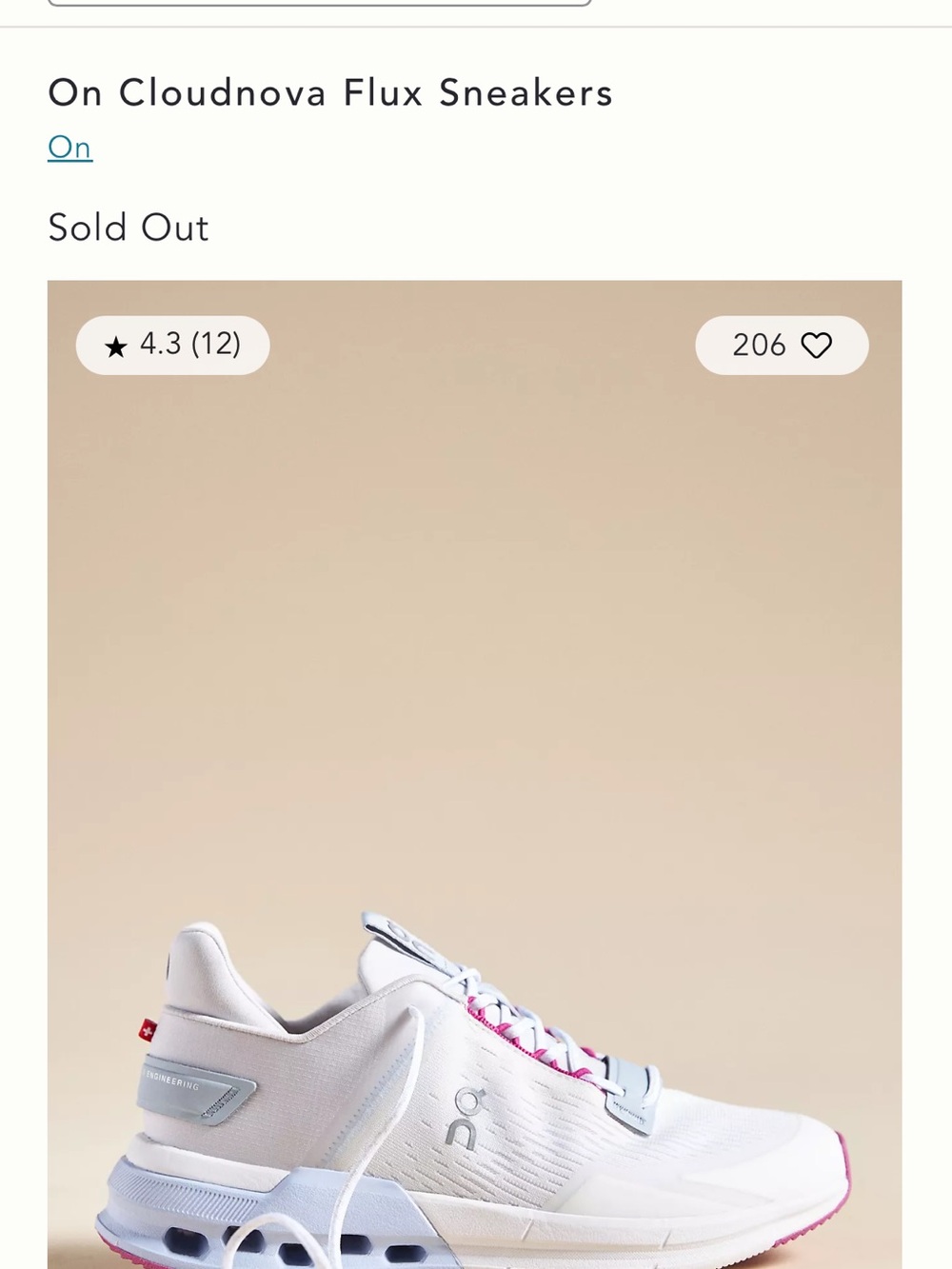 Women’s On Running Cloudnova Flux